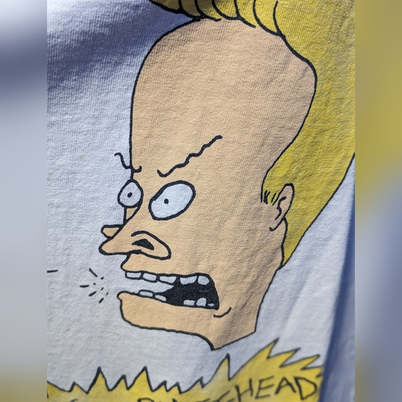 Beavis and Butt-Head I Don't Like Stuff That Sucks Vintage Single Stitch 1993 - Picture 4 of 14